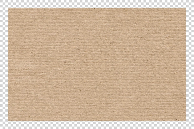 PSD psd brown paper texture on transparent background