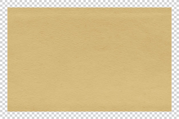 透明な背景の PSD 茶色紙のテクスチャー