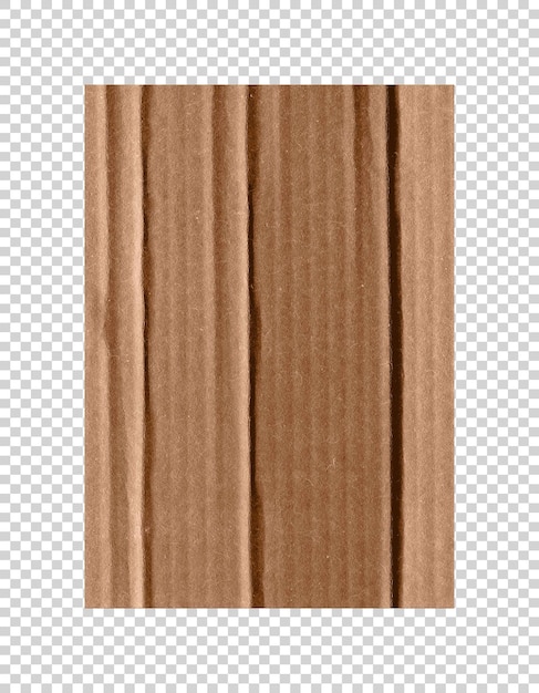 PSD psd brown paper on transparent background