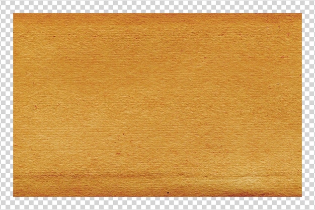 PSD Bruine papiertextuur minimalistisch op doorzichtige achtergrond