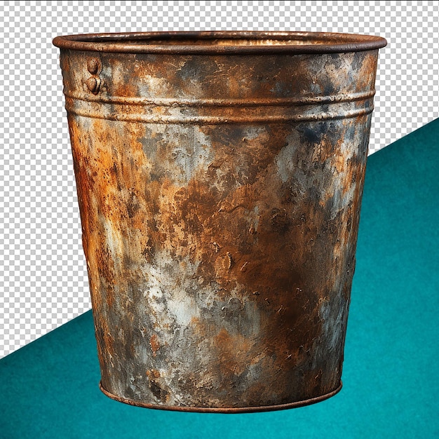 PSD bucket on transparent background