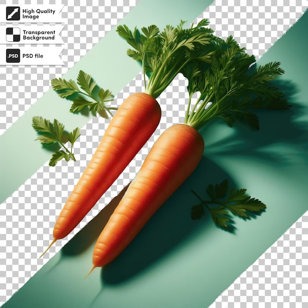 PSD psd bunch of carrots on transparent background