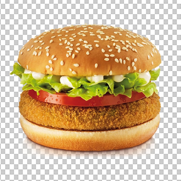 PSD psd burger hamburger vegetarische keuken kip sandwich vada pav burger voedsel kaas recept png