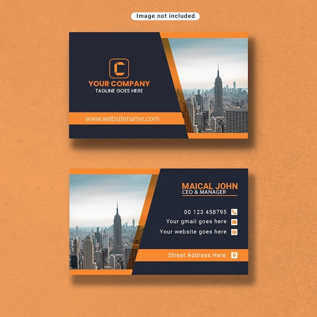 psd business card design