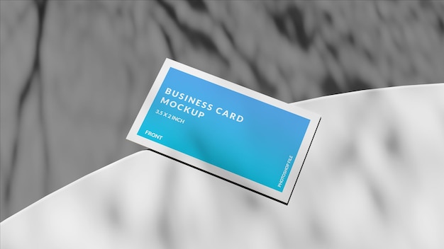 PSD psd business card mockup gobo lighting