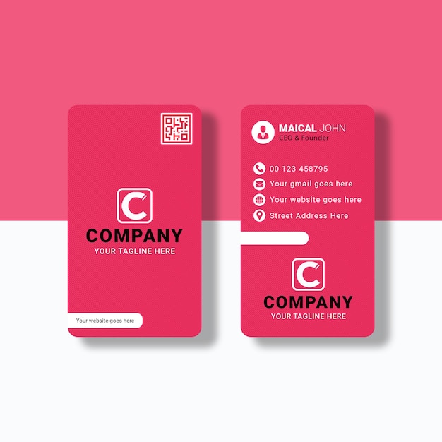 Psd business card template