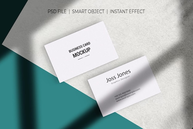 PSD a business card that says business card mockup