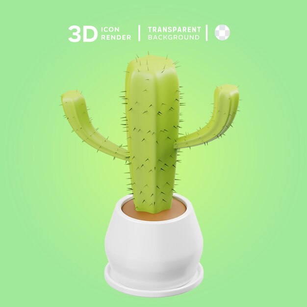 PSD psd カクタス 3d イラスト