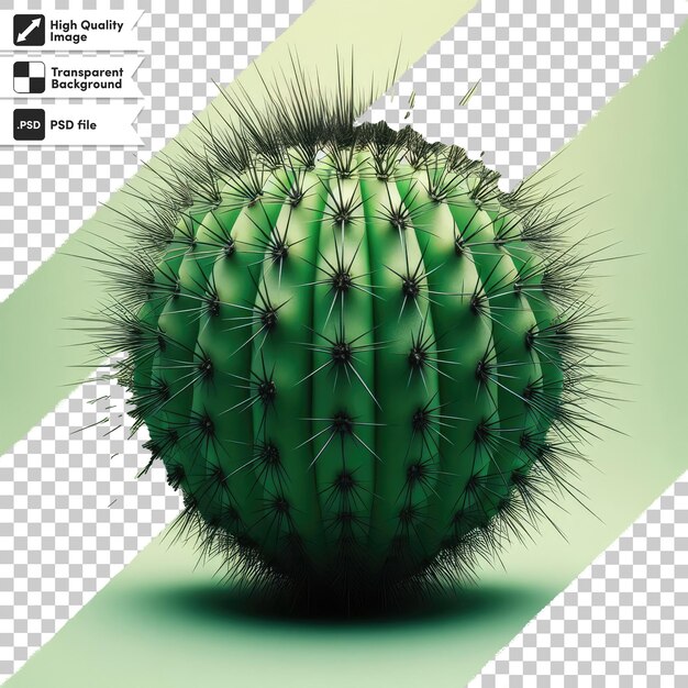 PSD psd cactus in a pot on transparent background