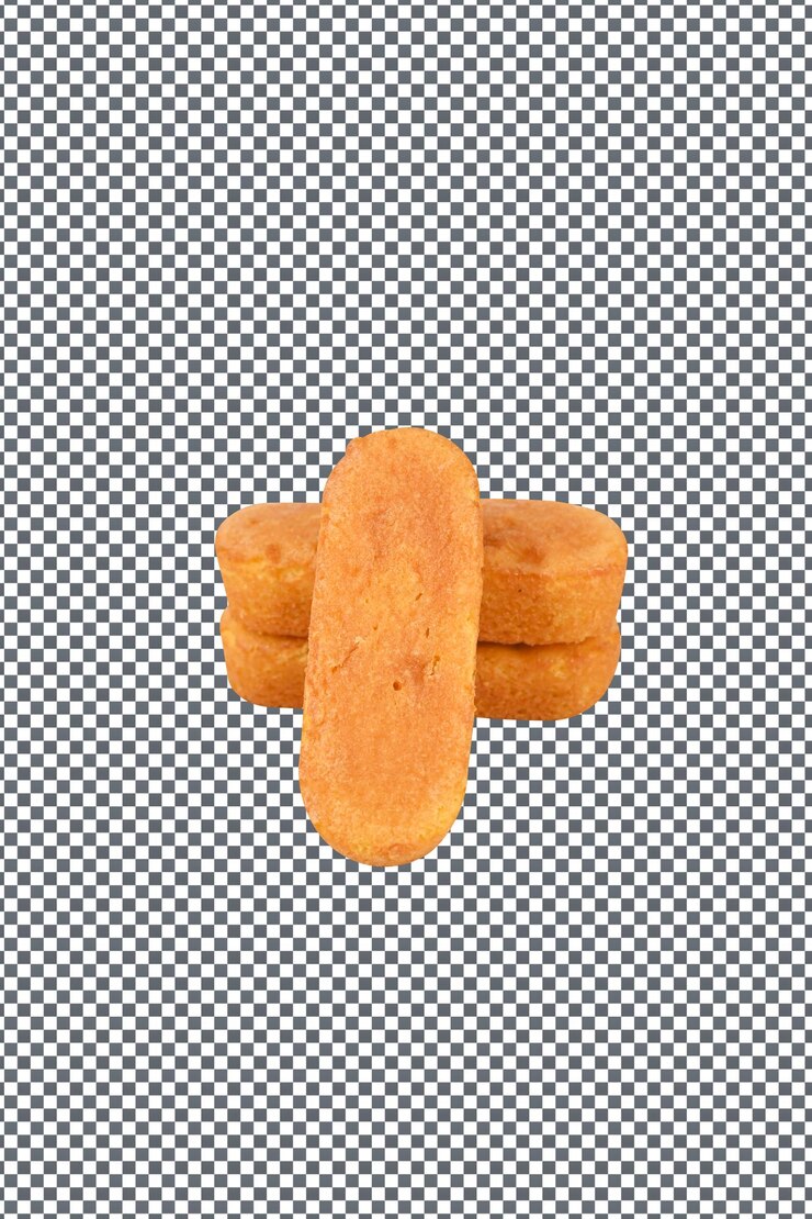 PSD psd ケーキナゲット 透明な背景に隔離された