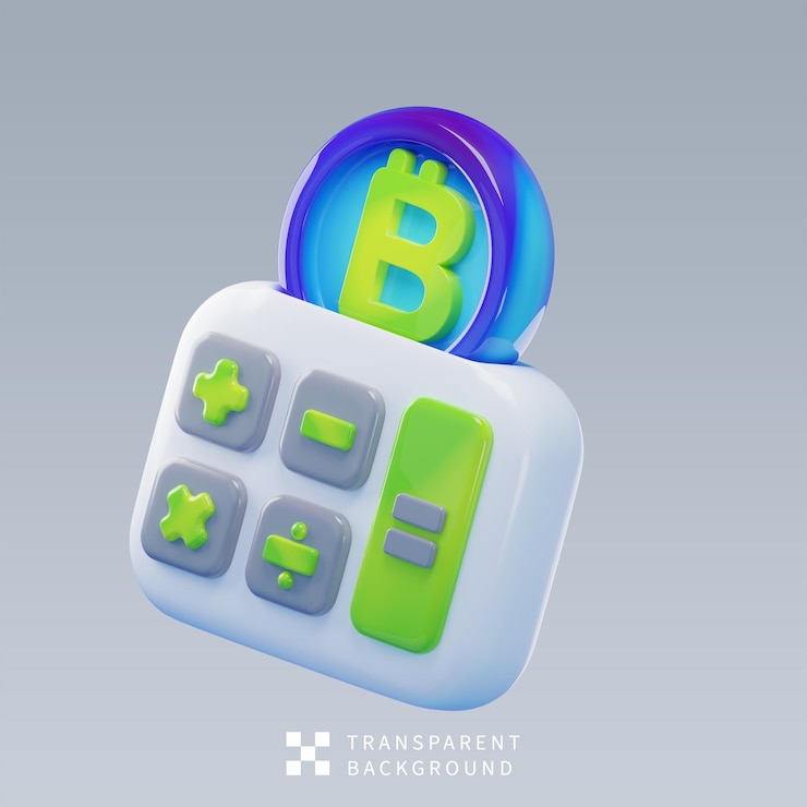 PSD psd calculator 3d illustration