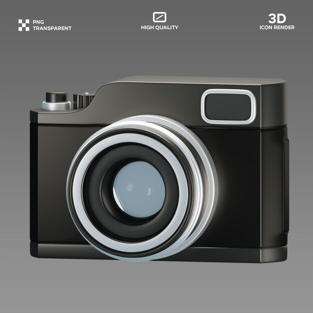PSD-camera 3D-illustratie