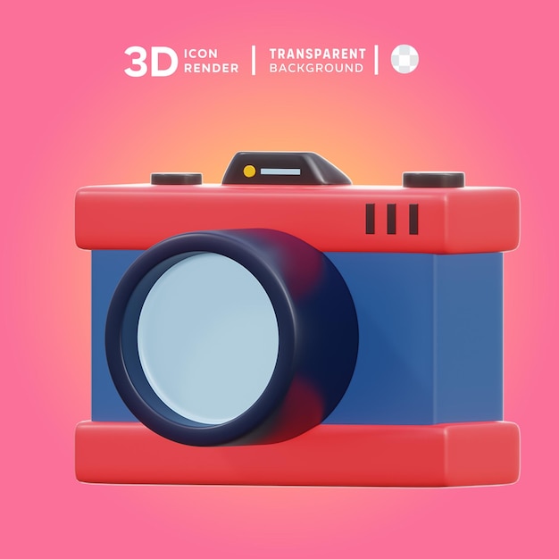 PSD psd camera professional 3d illustration