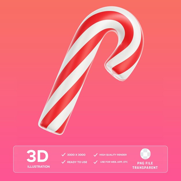 psd candy 3d illustration