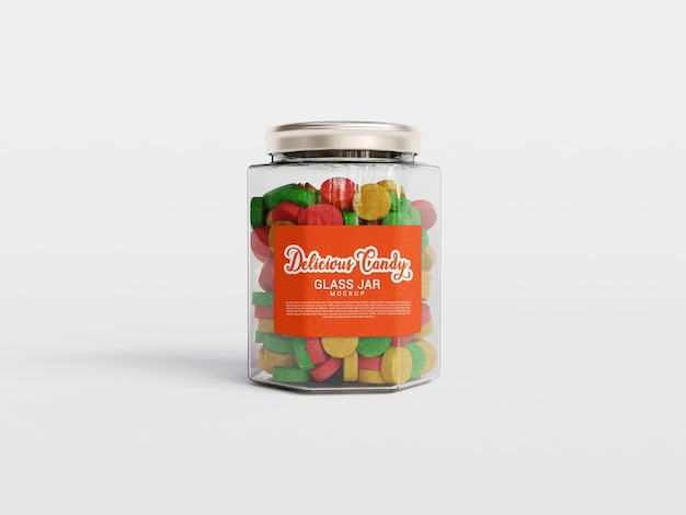 PSD psd candy jar mockup design