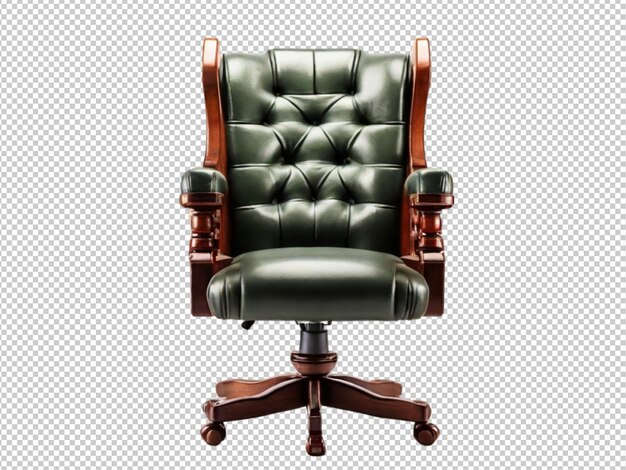 PSD psd of a captain chair on transparent background