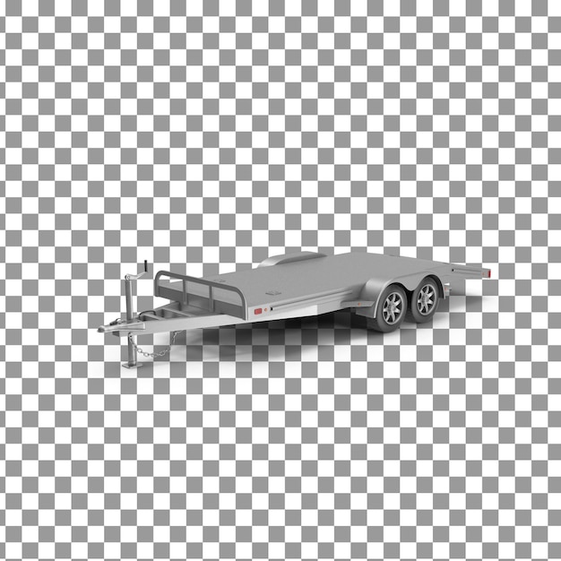 Psd car loader on isolated and transparent background