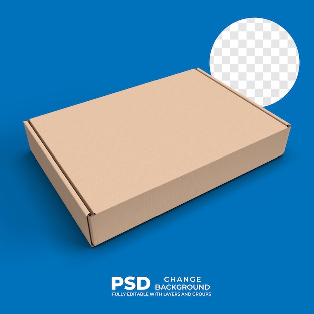 Psd cardboard boxes