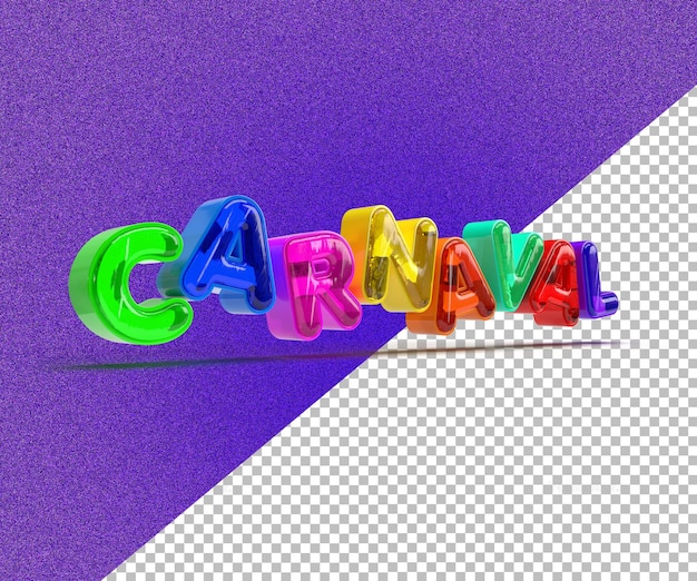 PSD psd carnaval 3d-ogo glas