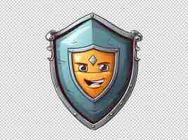 PSD psd of cartoon shield