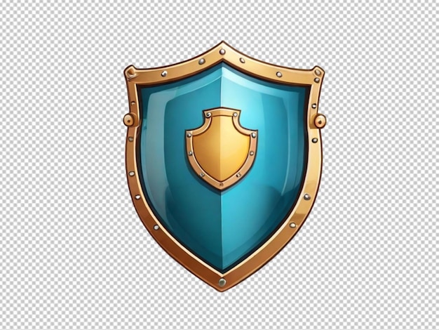 Psd of cartoon shield