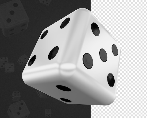 PSD psd casino 3d dice icon render