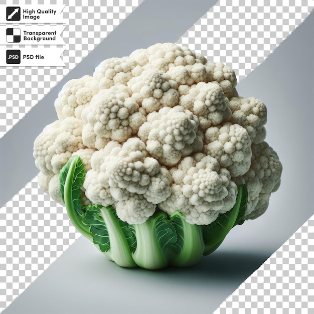 PSD psd cauliflower and broccoli on transparent background