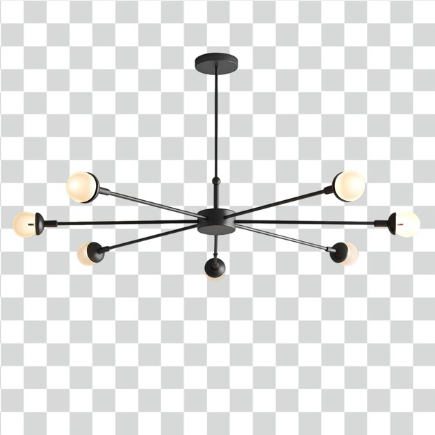 PSD psd celling lighting on transparent background