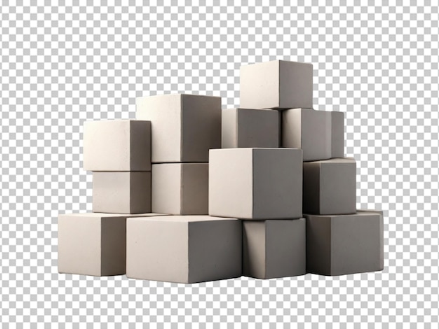 Psd of a cement blocks