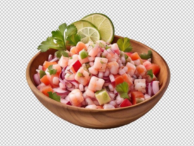 PSD psd ceviche png on a transparent background