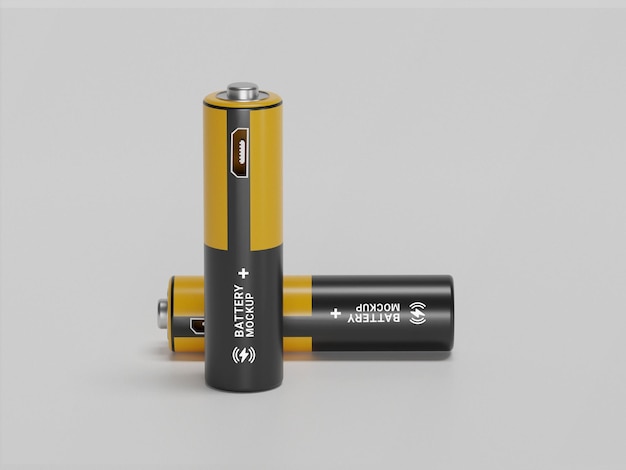 PSD psd charger pencil battery mockup