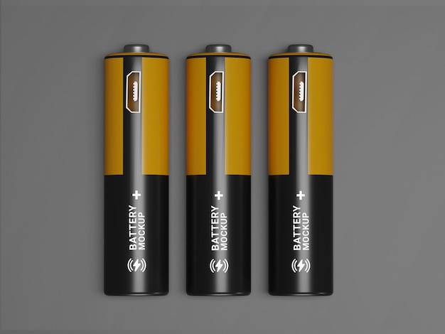 PSD psd charger pencil battery mockup