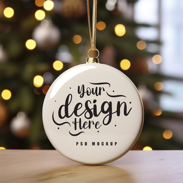 PSD psd charismas ornament mockup