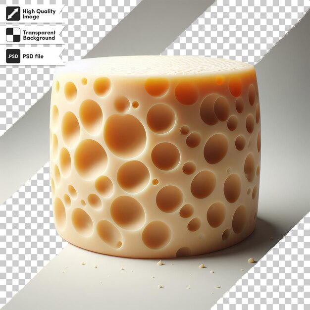 PSD psd cheese on transparent background with editable mask layer