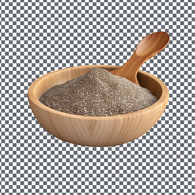 PSD psd chia seed isolated on transparent background