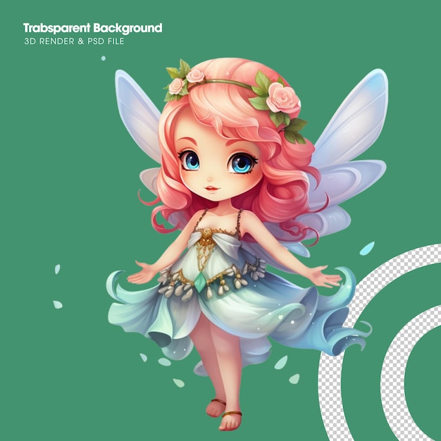 PSD psd chibi girls illustration