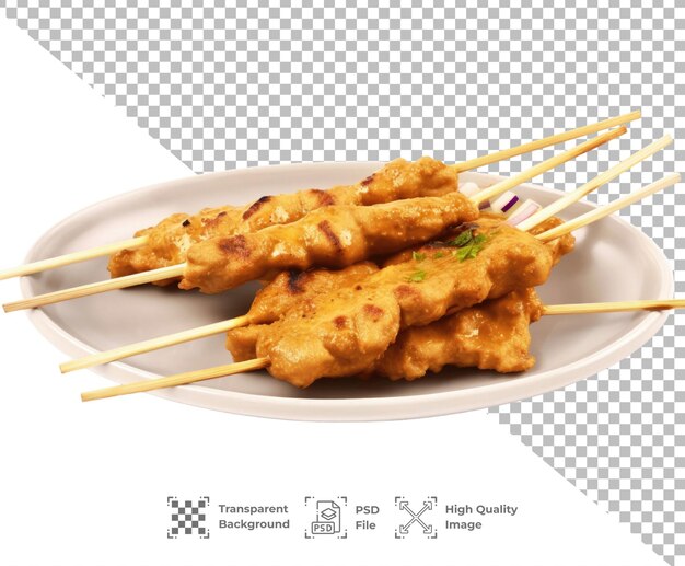 PSD psd chicken satay wyizolowany