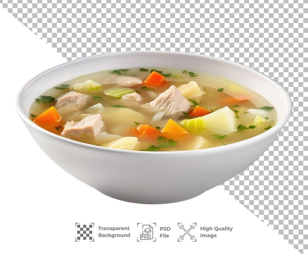 PSD psd chicken soup isolated