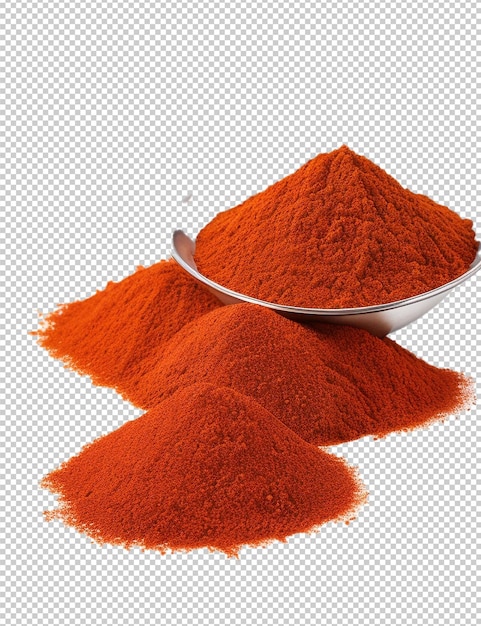 PSD Chili Powder PNG na przezroczystym tle