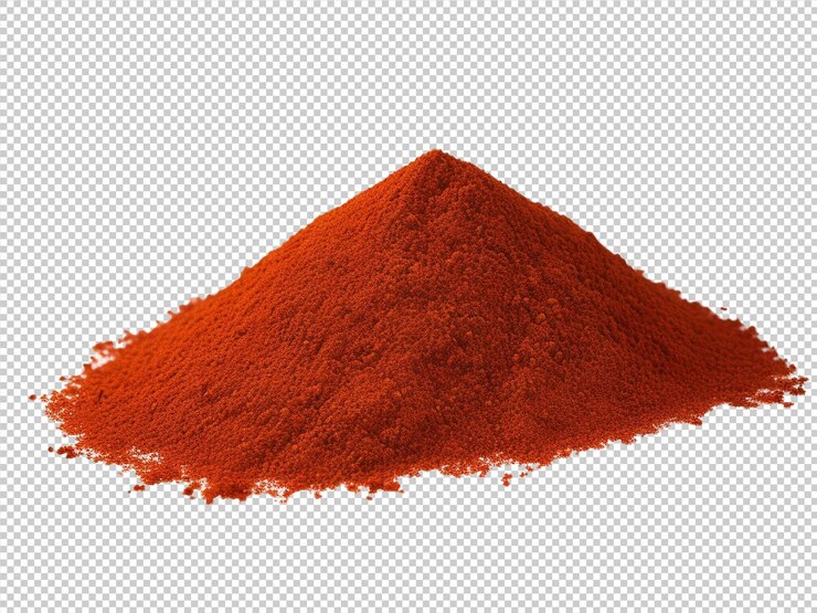 PSD psd chili powder png op een transparante achtergrond