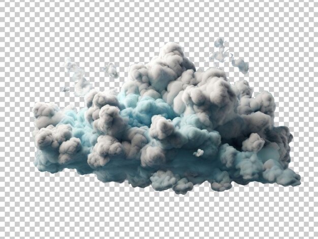 PSD psd chmury 3d na przezroczystym tle