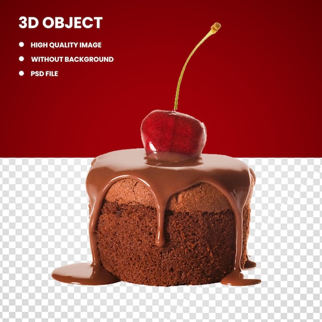 PSD psd chocolate cupcake dessert