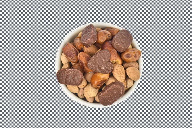psd chocolates nut argan nuts walnuts isolated on transparent background
