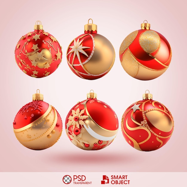 PSD psd christmas object transparent background