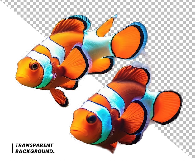 PSD psd clown fish or anemone fish isolated