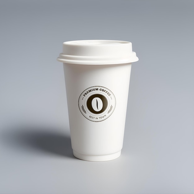 PSD psd coffee cup logo mockup