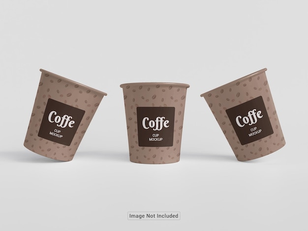 Psd coffee cup mockup design