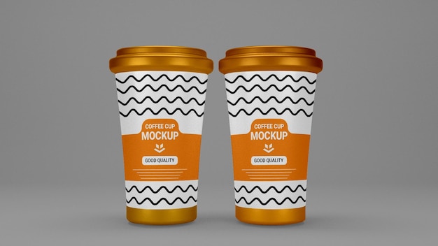 Psd coffee cup mockup