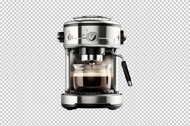 Psd coffee maker isolated on a transparent background