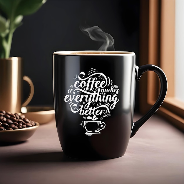 PSD psd coffee mug mockup